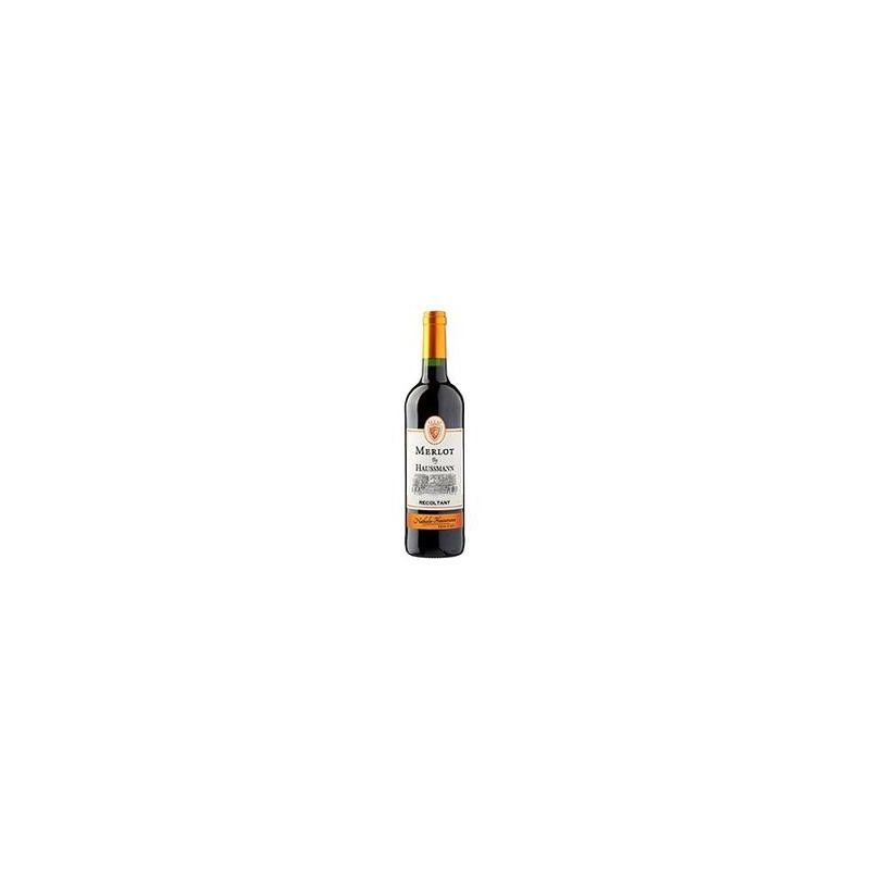 Nathalie Haussmann Vin Rouge Merlot Pays D'Oc : La Bouteille De 75Cl