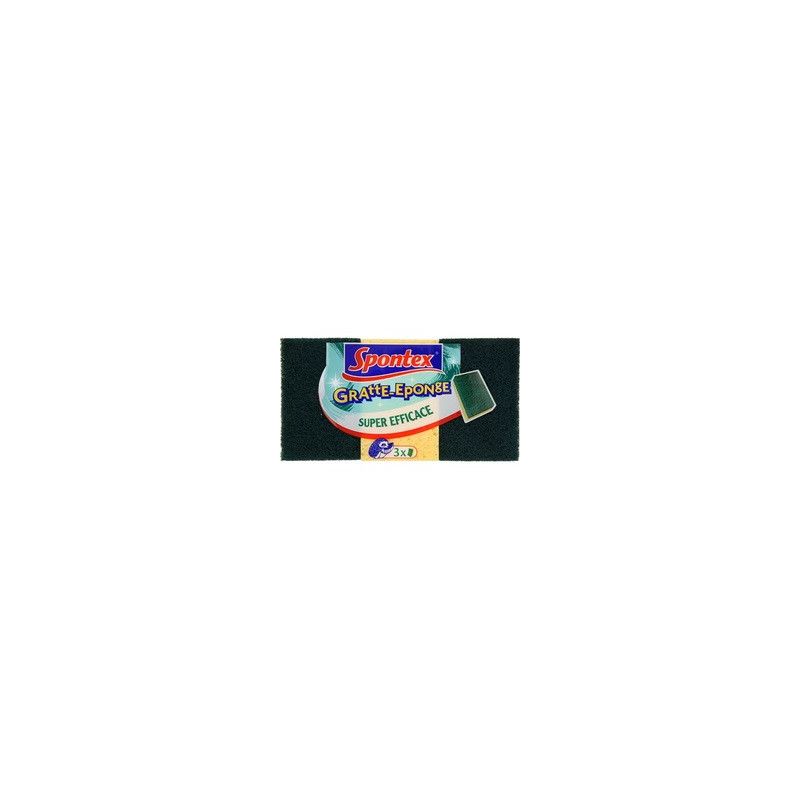 Spontex Eponges Grattantes Super Efficaces : Le Lot De 3