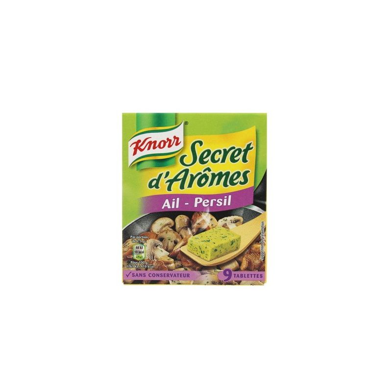 Knorr Ail Persil Secret D'Arômes Tablettes 90G