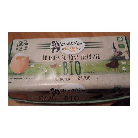 Breizh Egg 10 Œufs Bio 600 Gr