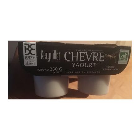 Kerguillet 2X125G Yaourt Chevre Vanille