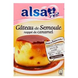Alsa Etui 2 Doses Gateau Semoule/Raisin 2D 414G