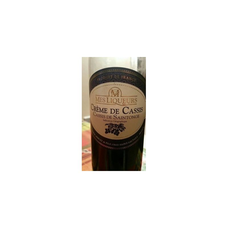 Merlet Liqueur Crème De Cassis Saintonge 18% : La Bouteille 50Cl