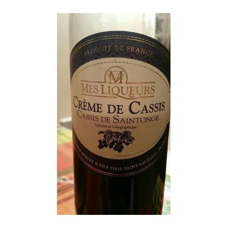 Merlet Liqueur Crème De Cassis Saintonge 18% : La Bouteille 50Cl