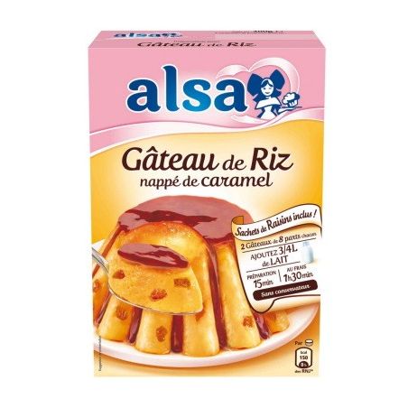 Alsa Etui 2 Doses Gateau De Riz/Raisin