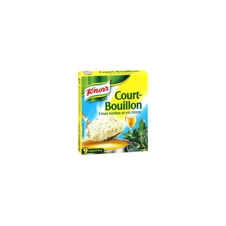 Knorr Court Bouillon Etui De 9 Tablettes 107G