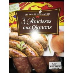 375G Saucisses Aux Oignons