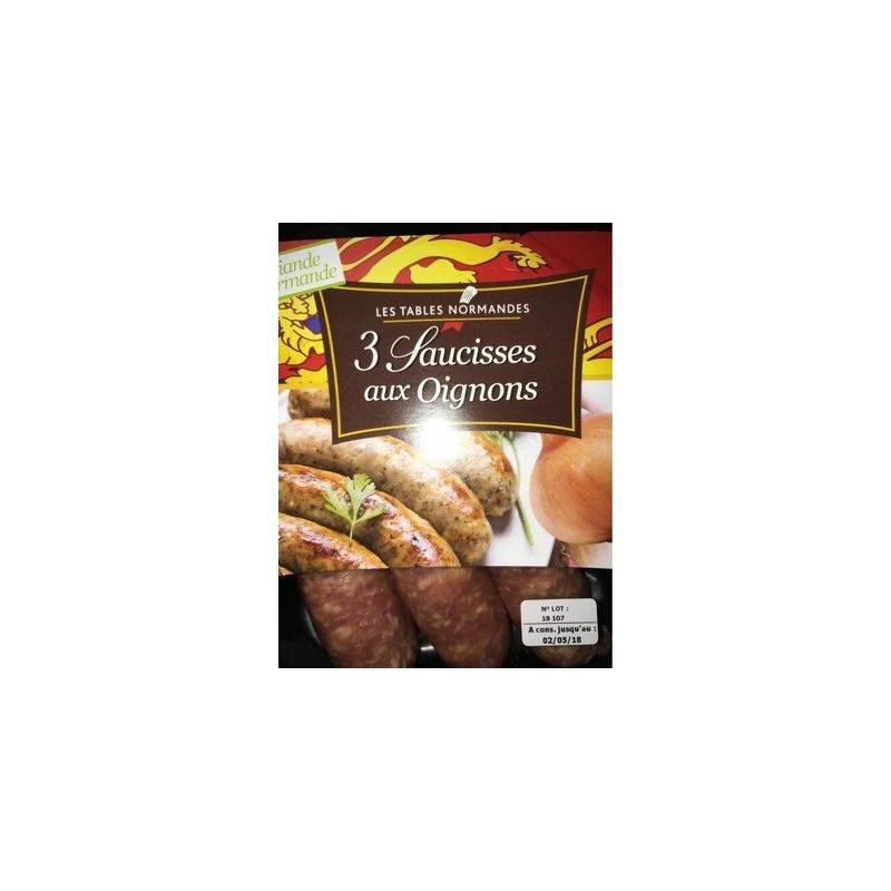 375G Saucisses Aux Oignons