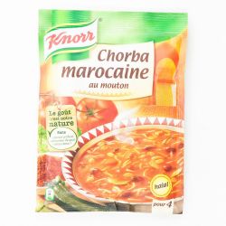 Knorr Soupe Déshydratée Chorba Marocaine Au Mouton 1L Sachet 100G