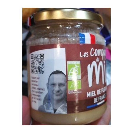 Comp Miel Crem Bio France 375G