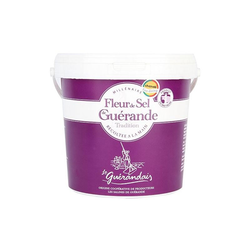 Guerandais 1Kg Seau Fleur De Sel Le