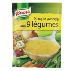 Knorr Soupe Déshydratée 9 Légumes 1L : Le Sachet De 105 G