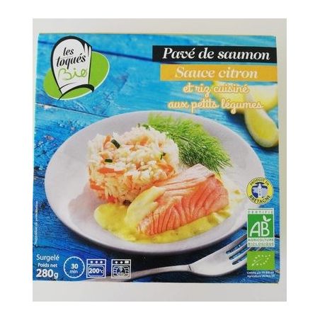 Toques Bio T.Bio Pave Saumon S.Citron280G