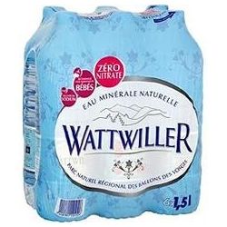 Wattwiller Eau Min Nat 6X1.5L