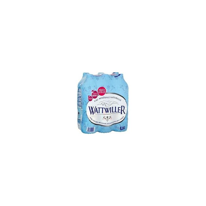 Wattwiller Eau Min Nat 6X1.5L