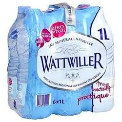 Wattwiller Eau Min Nat 6X1L