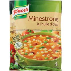 Knorr Soupe Déshydratée Minestrone À L'Huile D'Olive 1L : Le Sachet De 104 G