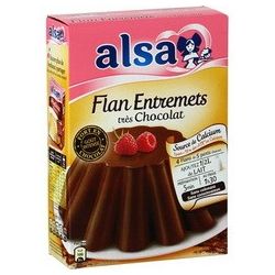 Alsa Préparation Flan Entremets Au Chocolat La Boite De 232G