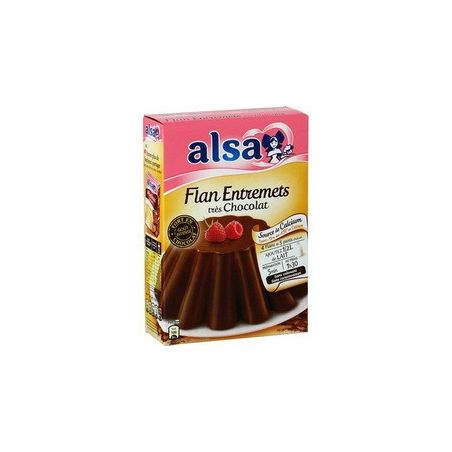 Alsa Préparation Flan Entremets Au Chocolat La Boite De 232G