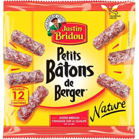 Justin Bridou Petits Batons De Berger Nature 75G