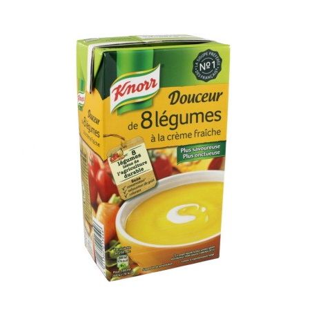 Knorr Brick 1L Soupe Douceur 8 Legumes