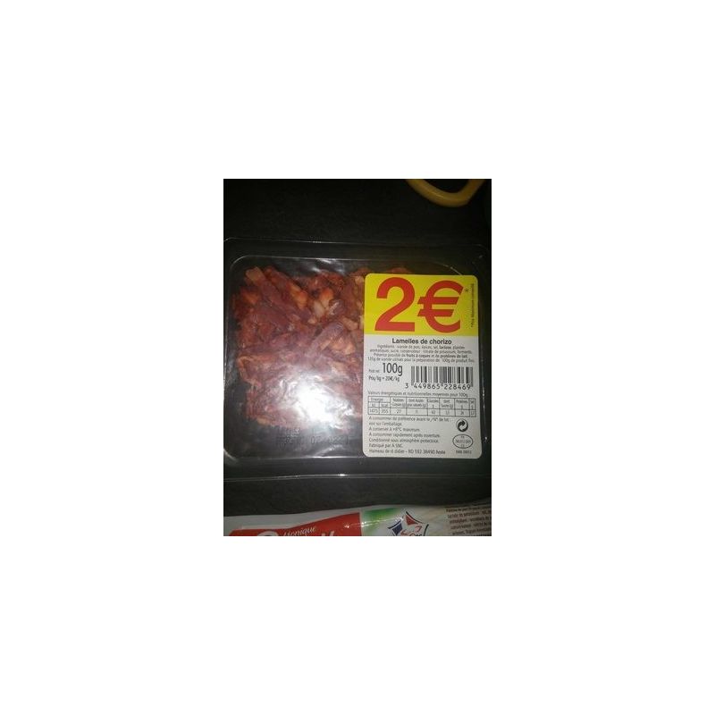 Fr.Emballe Fe Lamelle Chorizo Px Rond100G