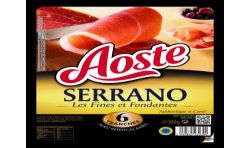 Aoste 100G 6 Tranches Jambon Cru Serrano