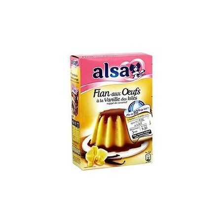 Alsa Flan Aux Oeuf À La Vanille Des Isles 250G