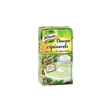Knorr 1L Brique Soupe Douceur D Epinards Au Boursin