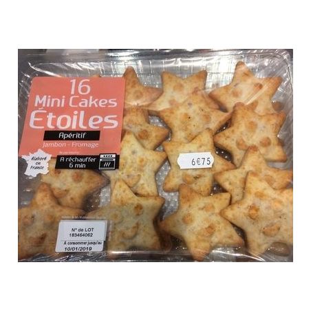 Fr.Emballe Fe 16 Mini Cakes Etoiles 130G