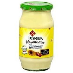 Lesieur Mayonnaise Fine Et Douce Sans Moutarde Aux Œufs De Plein Air : Le Pot 475 G