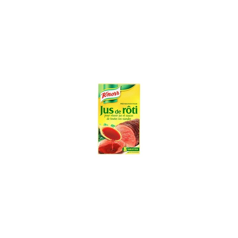 Knorr Préparation Culinaire Jus De Rôti : Les 8 Tablettes 9 G - 72G