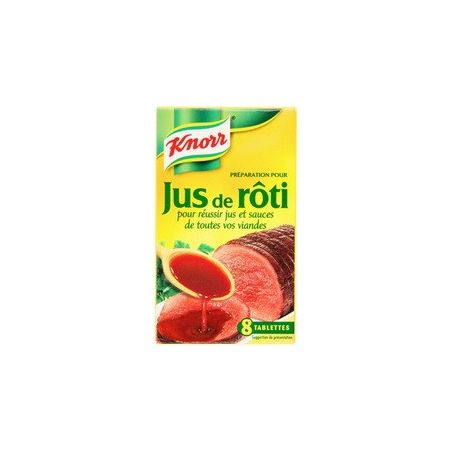 Knorr Préparation Culinaire Jus De Rôti : Les 8 Tablettes 9 G - 72G