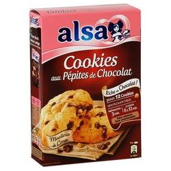 Alsa Preparation Cookies Natur Pepite Chocolat Sachet 300G
