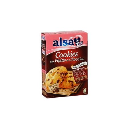Alsa Preparation Cookies Natur Pepite Chocolat Sachet 300G