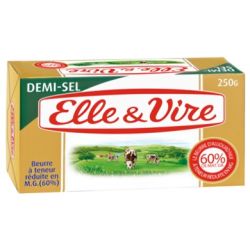 Elle&Vire E&V Beurre Al 60% Ds Pq 250G
