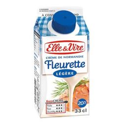 Elle & Vire 33Cl Crème Fleurette Légère 20% E&V