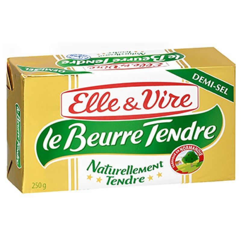 Elle & Vire 250G Beurre Tendre 1/2 Sel