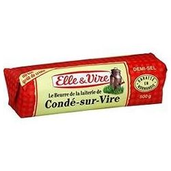 Elle&Vire E&V Beurre Conde 1/2S Rouleaux 500G