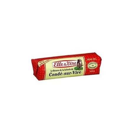 Elle&Vire E&V Beurre Conde 1/2S Rouleaux 500G