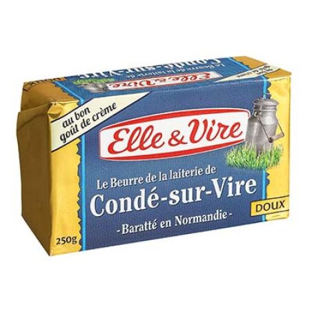 Elle & Vire 250G Beurre Doux Plaquette Conde