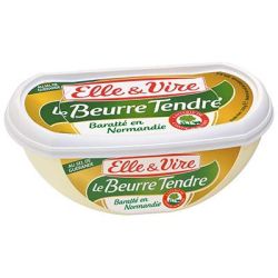 Elle & Vire 250G Beurre Tendre Normandie 1/2 Sel Elle&Vire