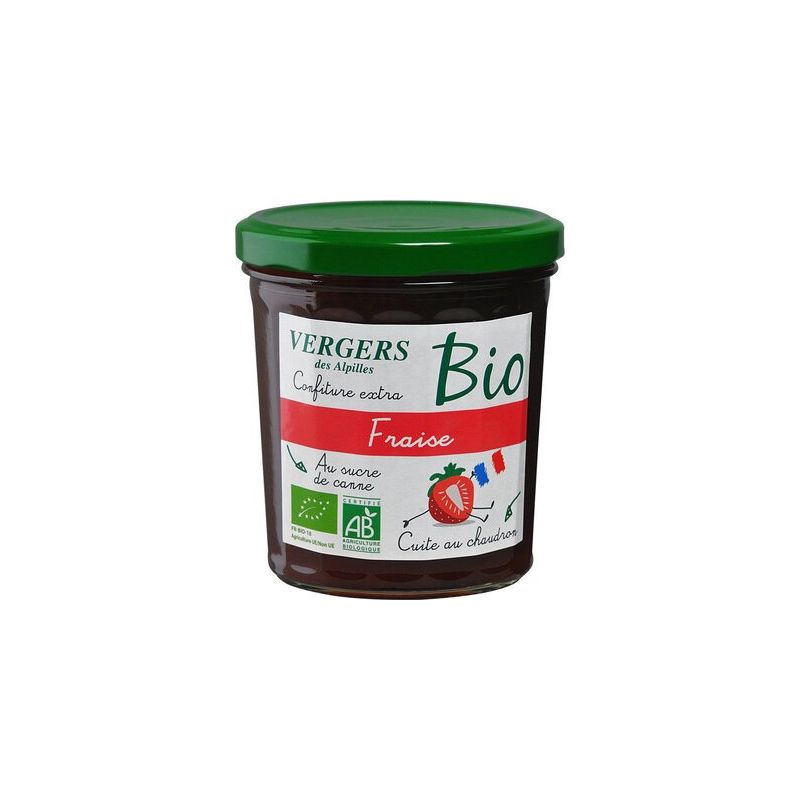 Confitures De Provence Verger Bio Confit. Fraise 370Gr