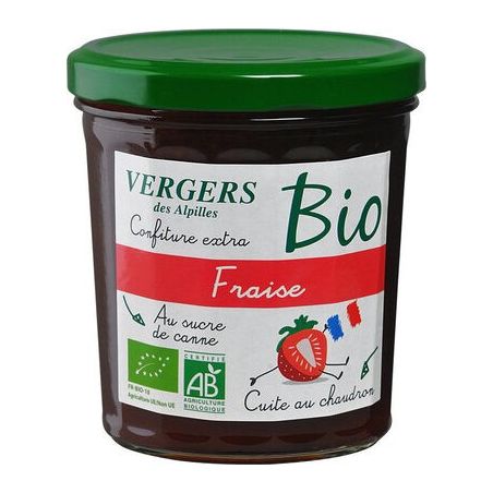 Confitures De Provence Verger Bio Confit. Fraise 370Gr