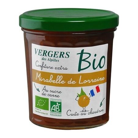 Vergers Des Alpilles 370G Confiture Mirabelle Bio