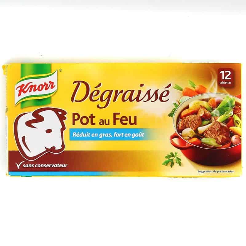 Knorr Bouillon Pot-Au-Feu Dégraissé 12 Cubes 120G