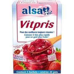 Alsa Gélifiant Pour Confitures Vitpris : La Boite De 188 G