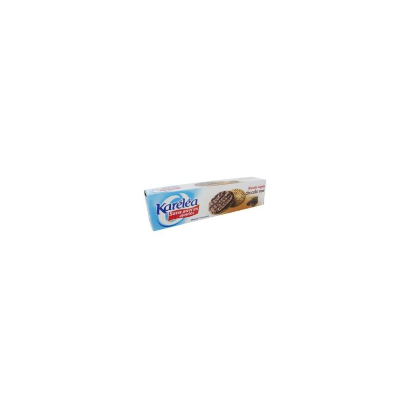 Karelea 160G Biscuit Nappe Chocolat Noir