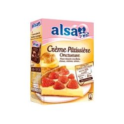 Alsa Préparation Crème Pâtissière Onctueuse La Boite De 390G
