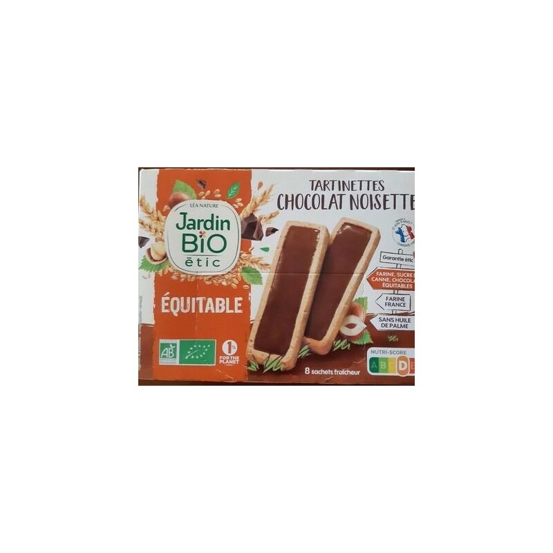 Jardin Bio Jb Tartinettes Choco Nois.138G